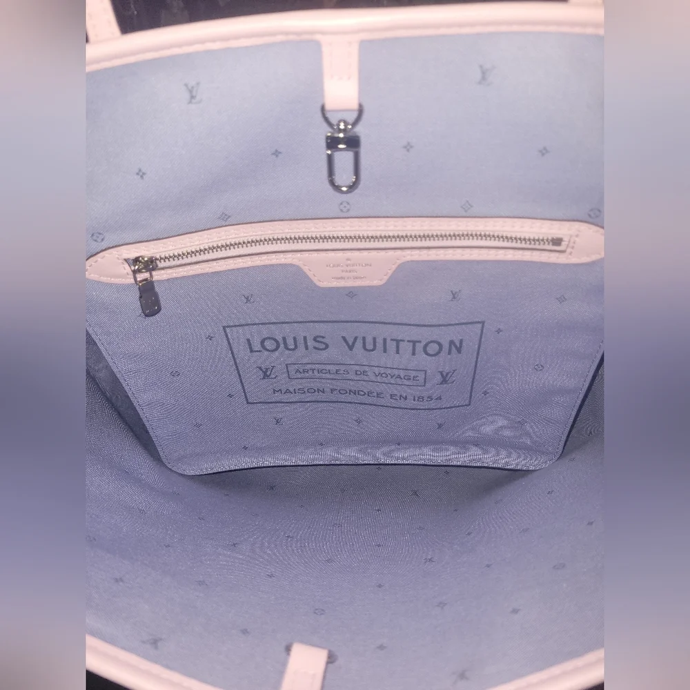LOUIS VUITTON Monogram Escale Neverfull MM Pastel Limited Edition!